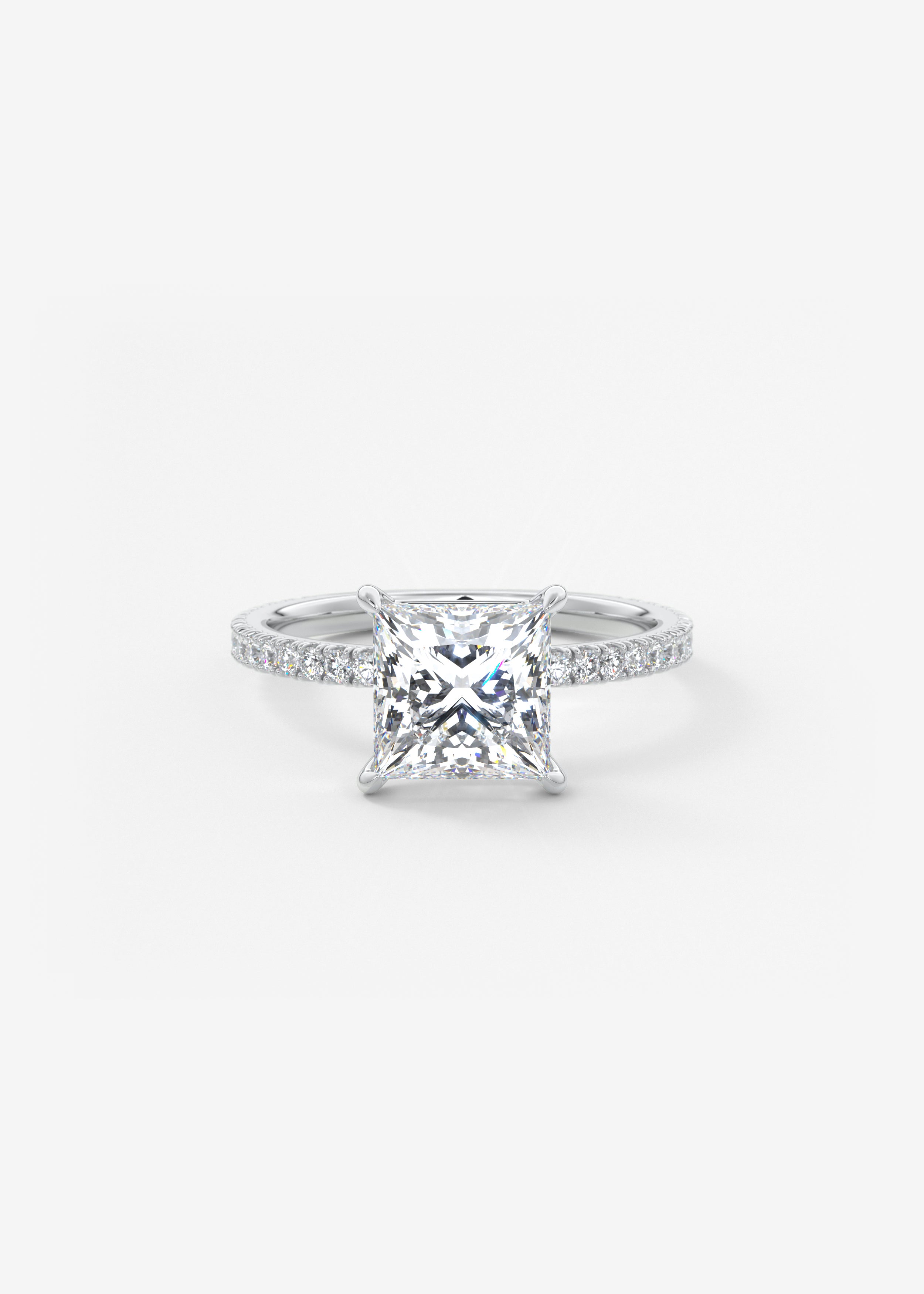 Harper Pavé engagement view 1