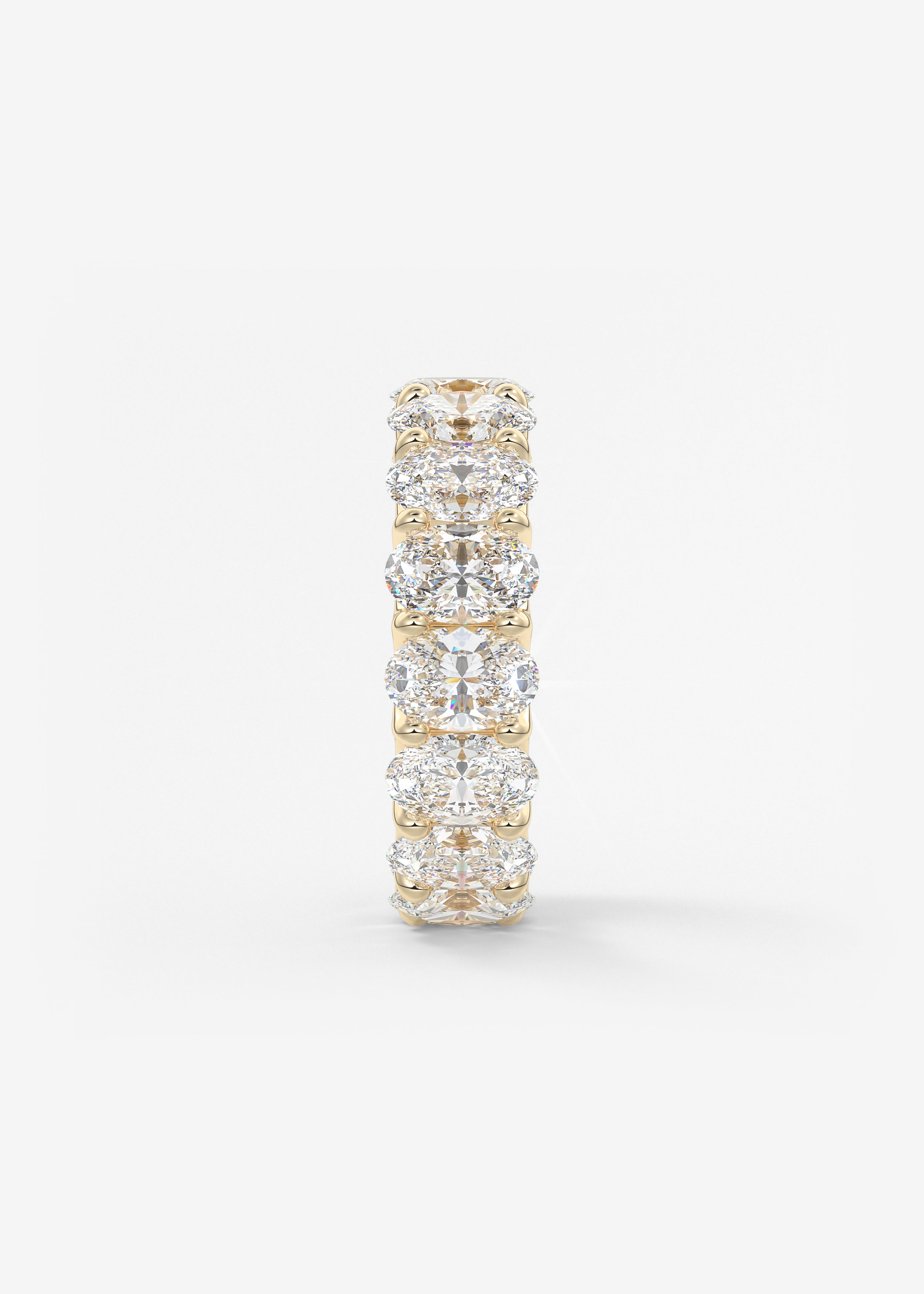 The Oval Scallop 6.3mm wedding view 2
