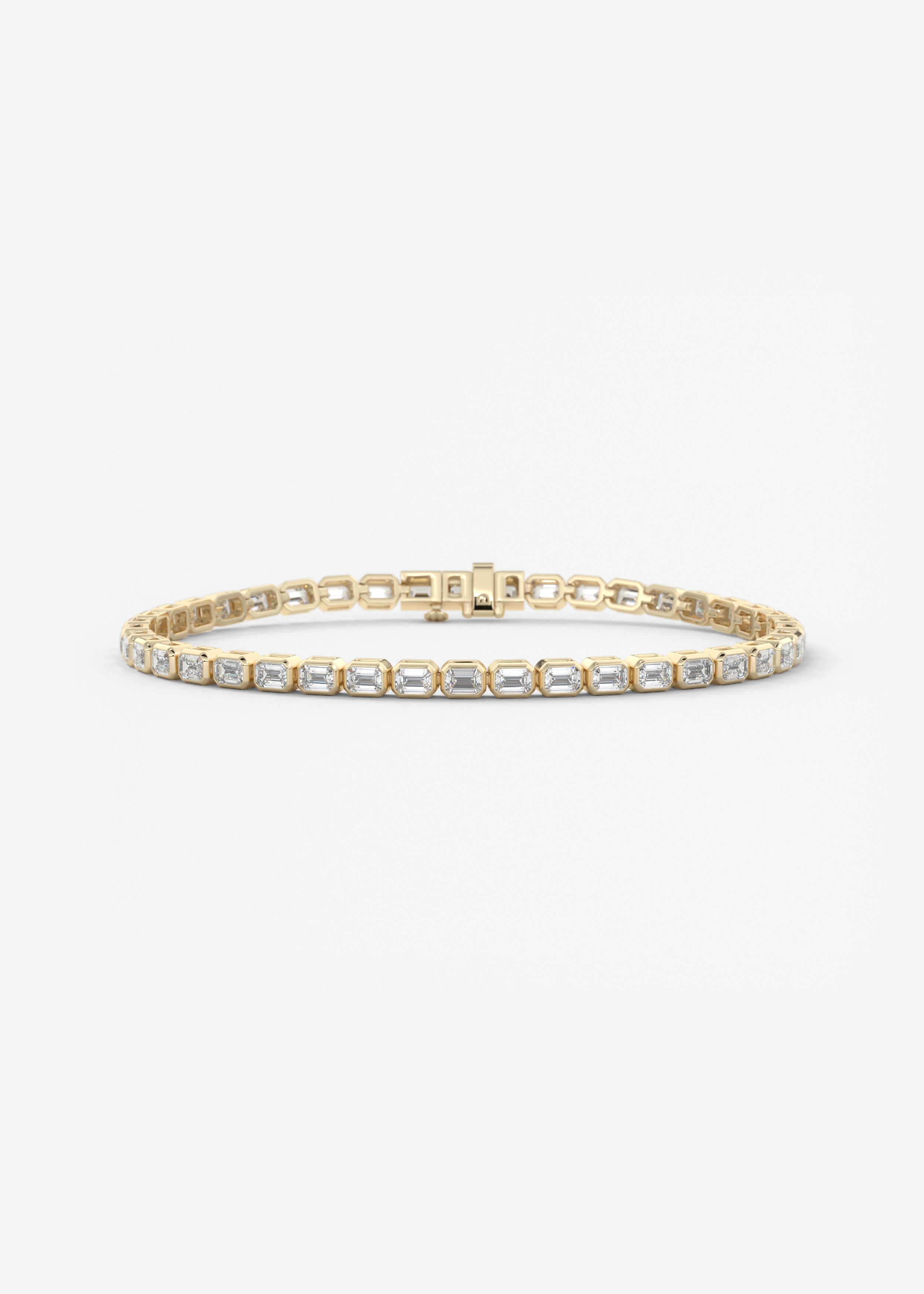 The E.W. Emerald Lowrider 5 Carats bracelet in YG metal featuring undefined cut with undefined setting