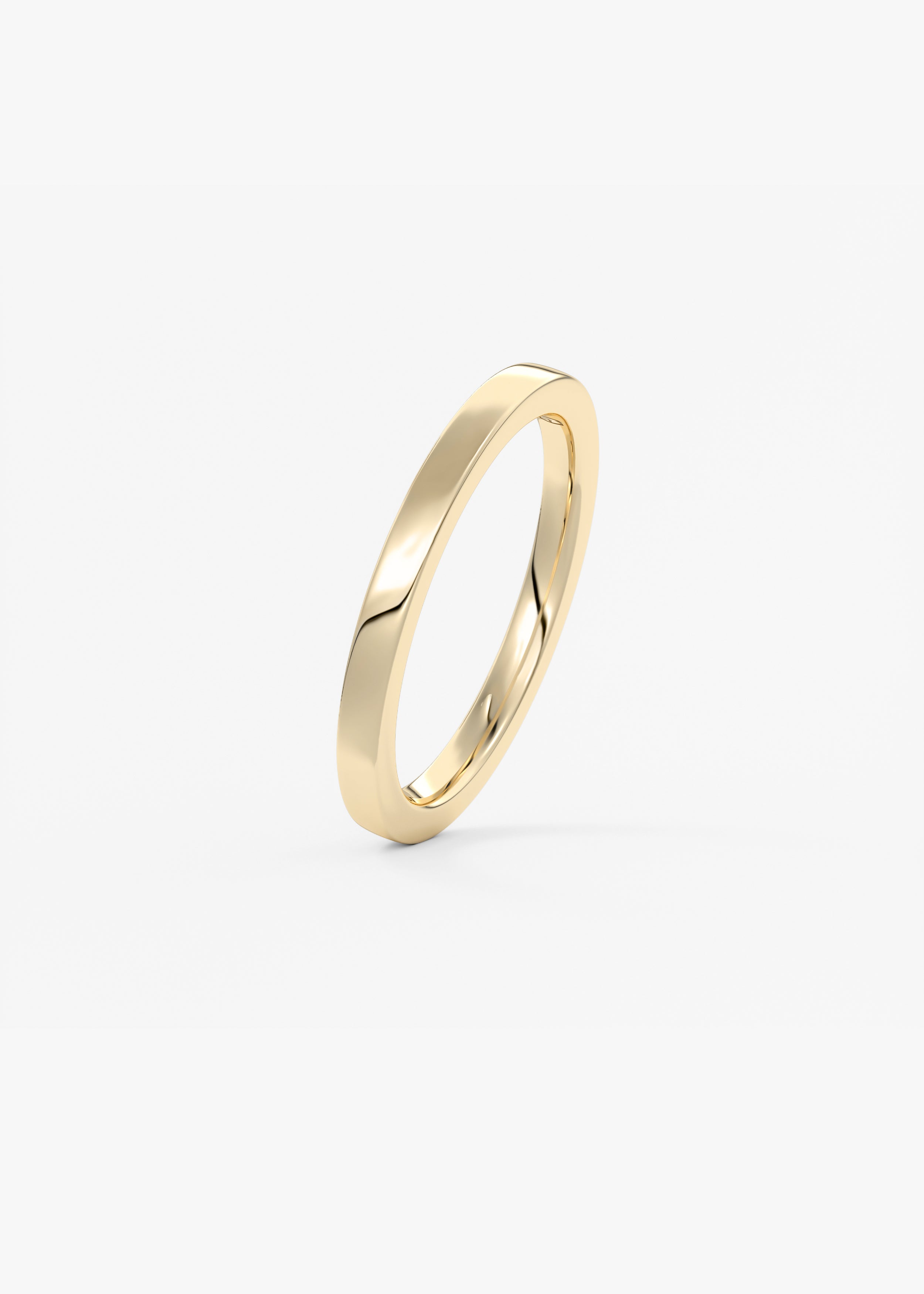 The Square Band 1.8mm wedding view 2