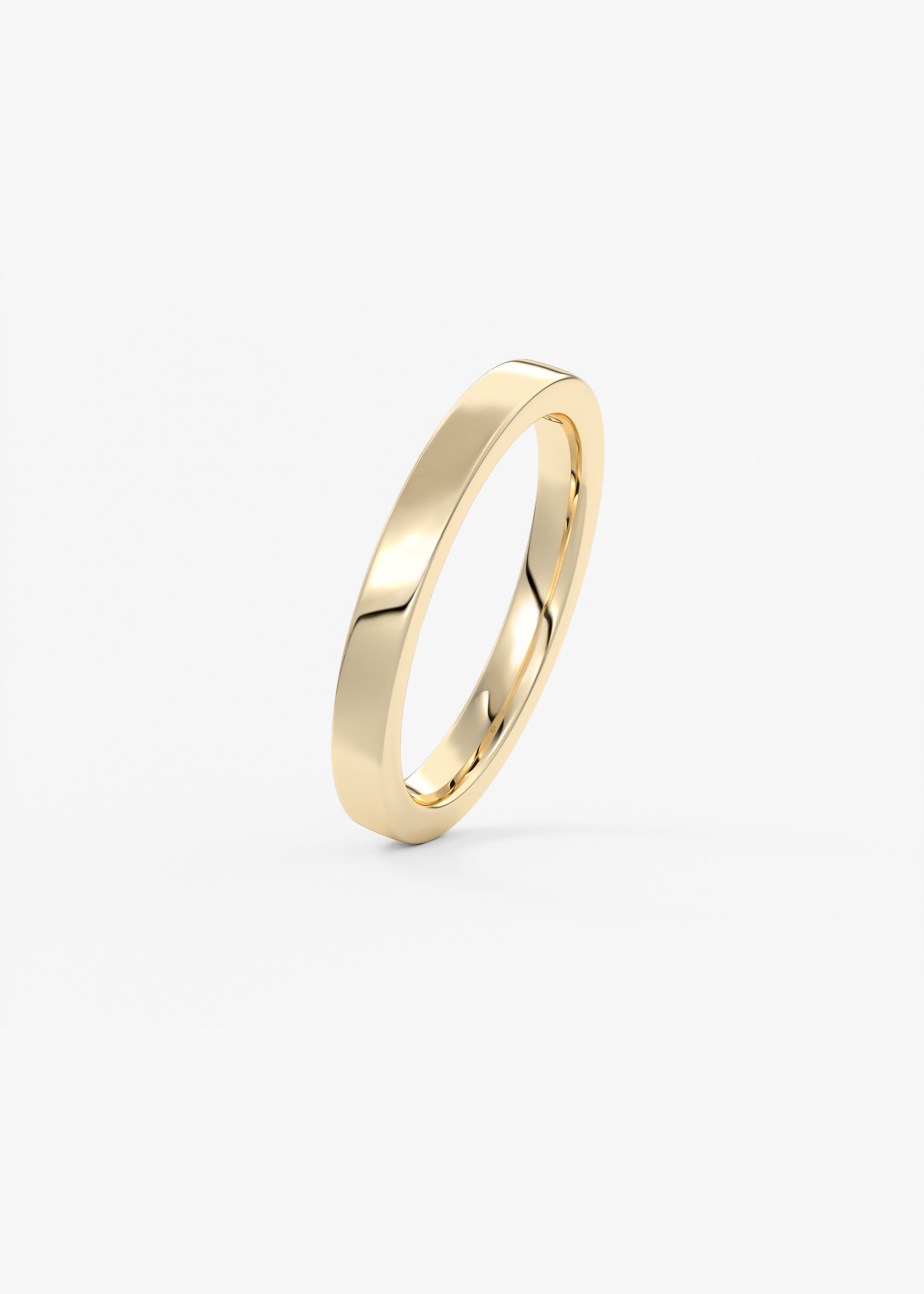 The Square Band 2.3mm wedding hover view