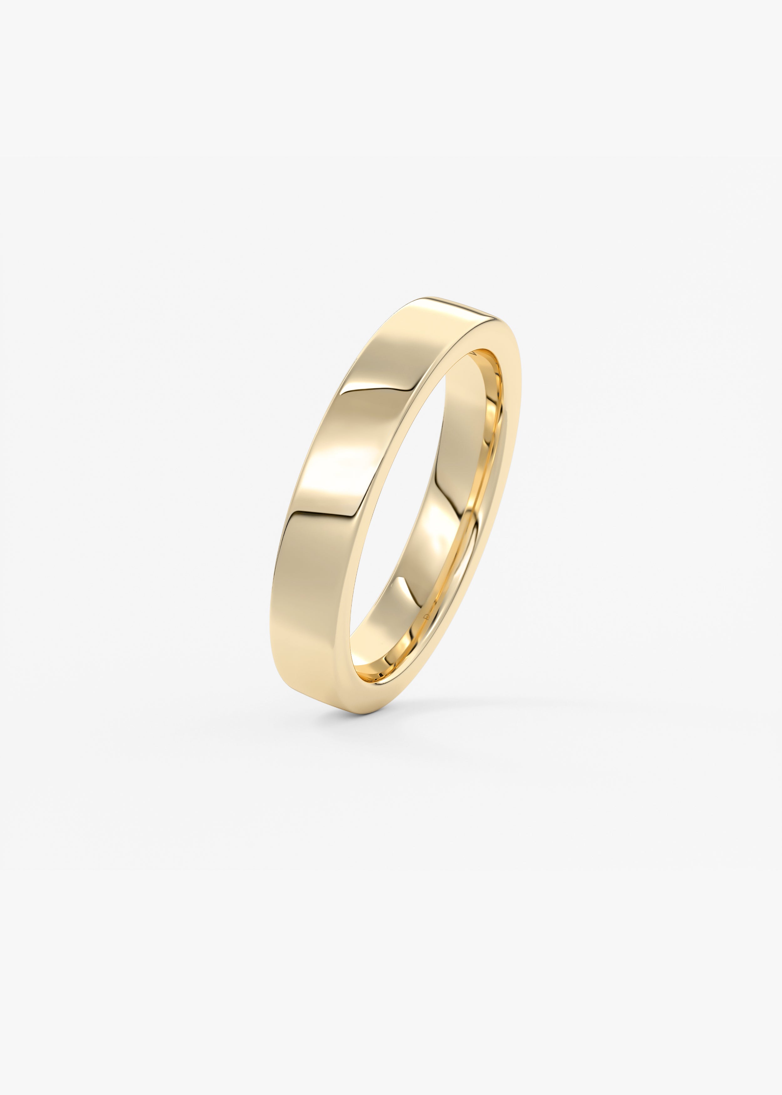 The Square Band 3.5mm wedding hover view