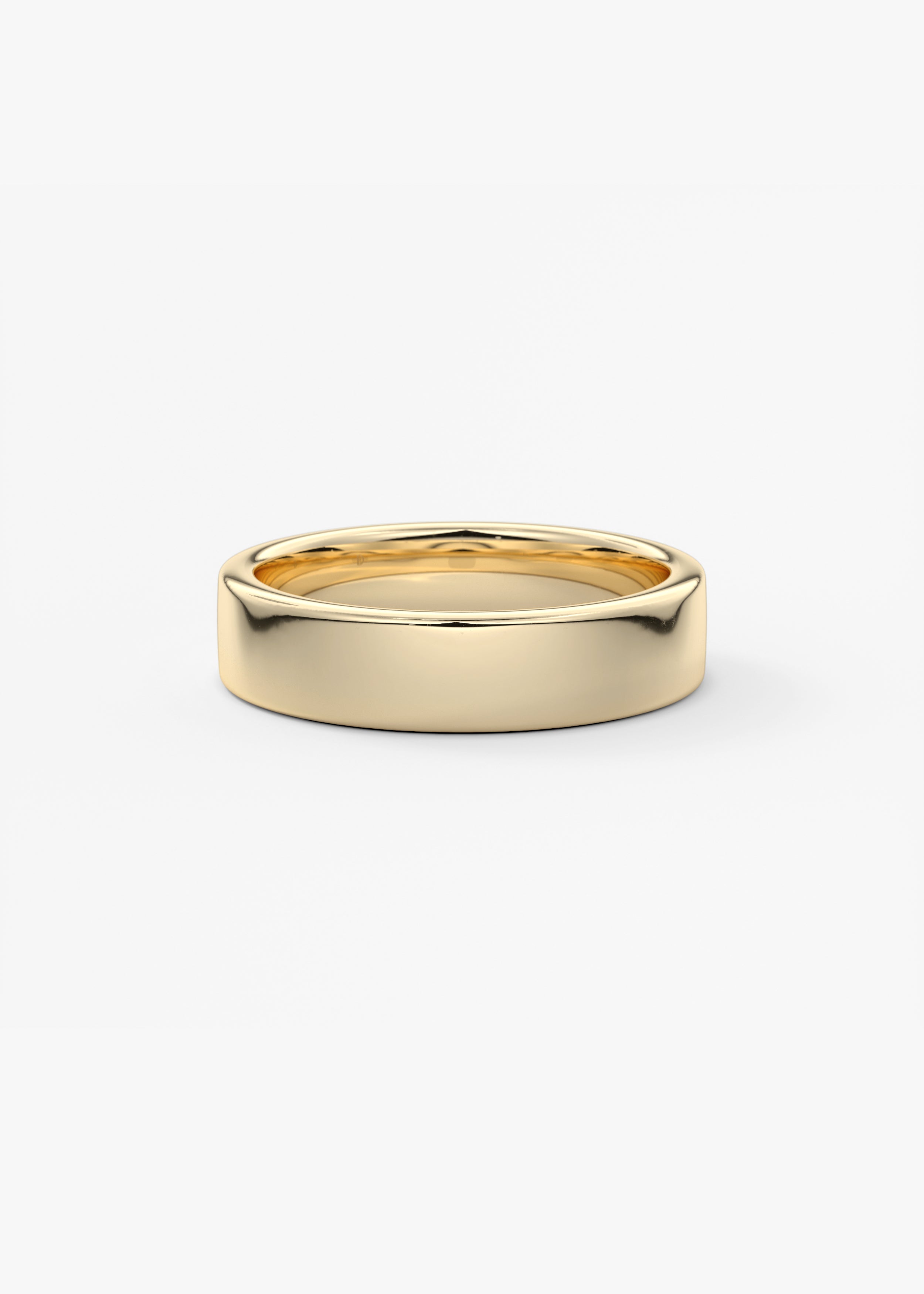 The Flat Band 4.5mm wedding view 1