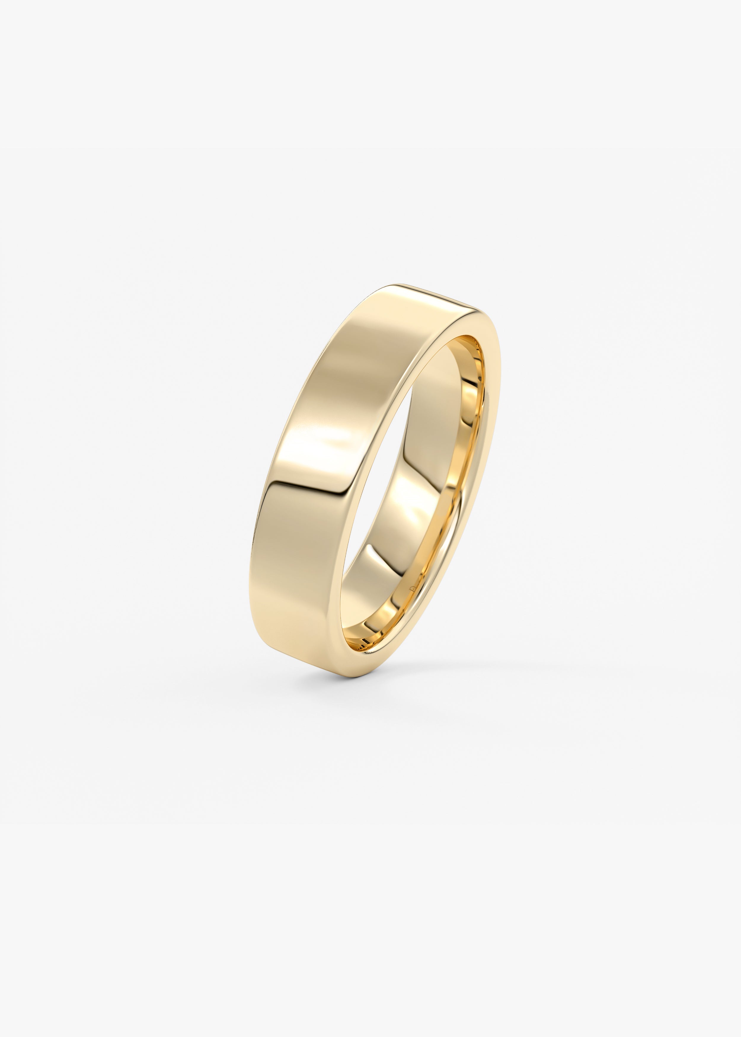 The Flat Band 4.5mm wedding view 2