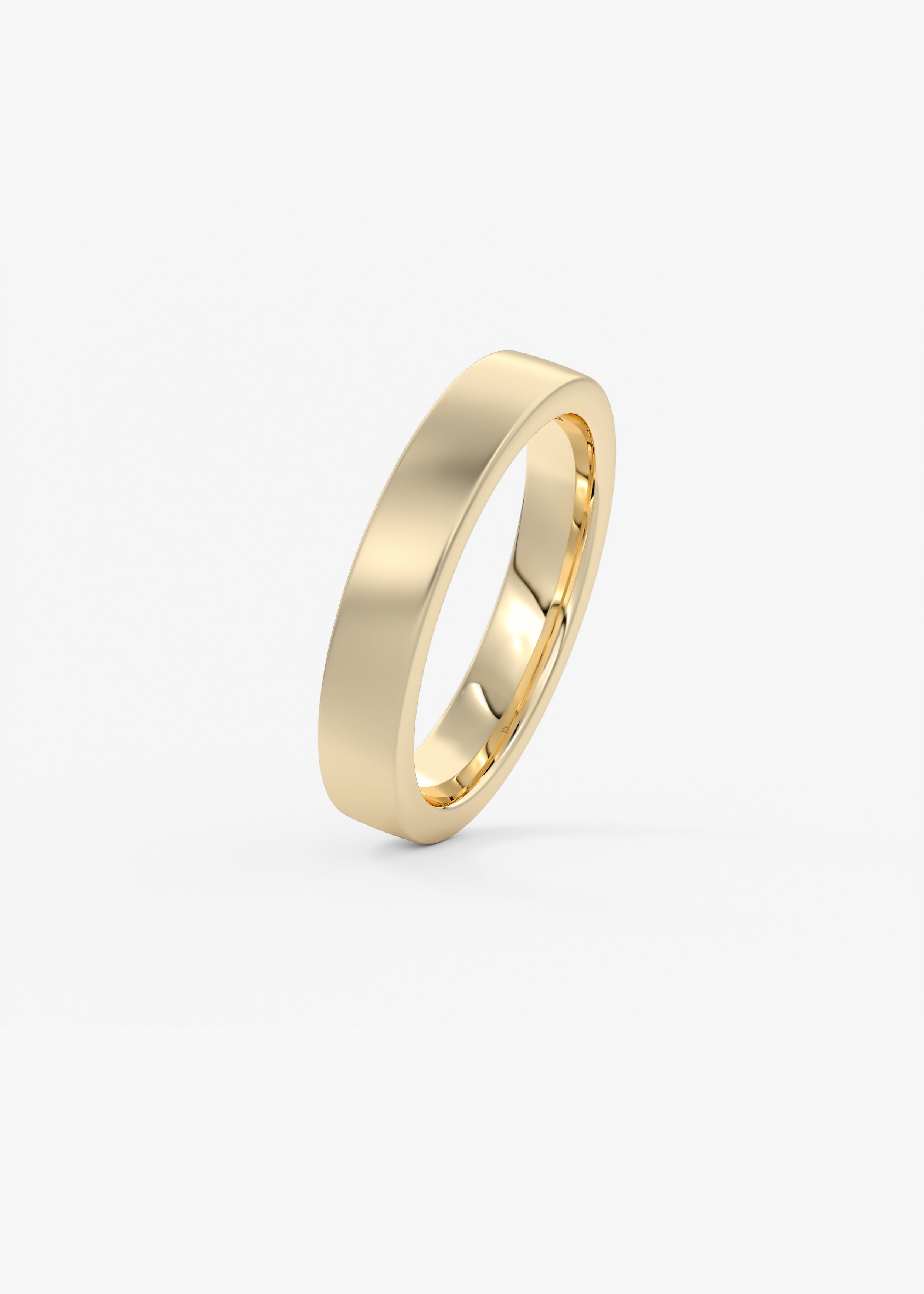 The Square Matte Band 3.5mm wedding view 2