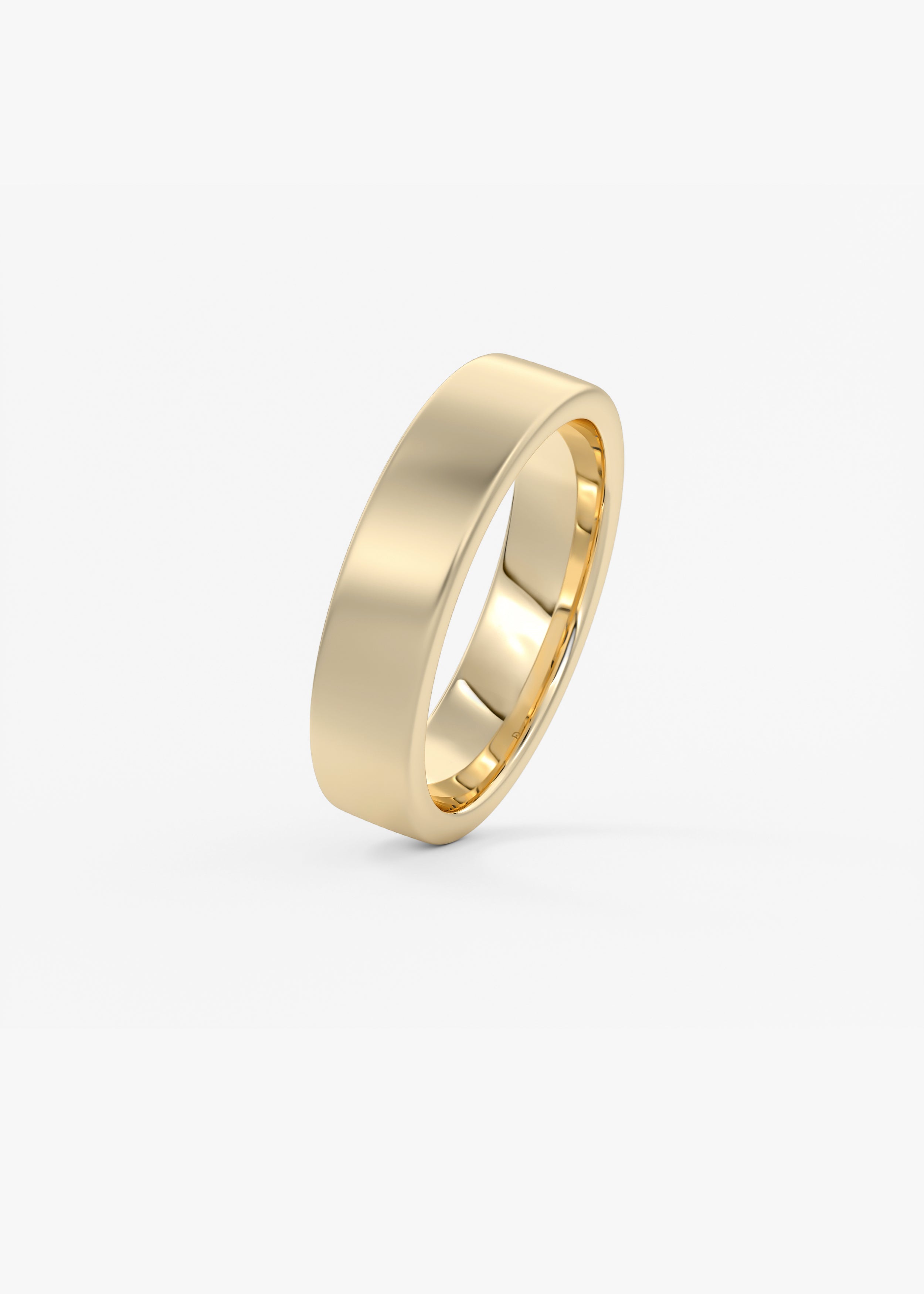 The Flat Matte Band 4.5mm wedding view 2