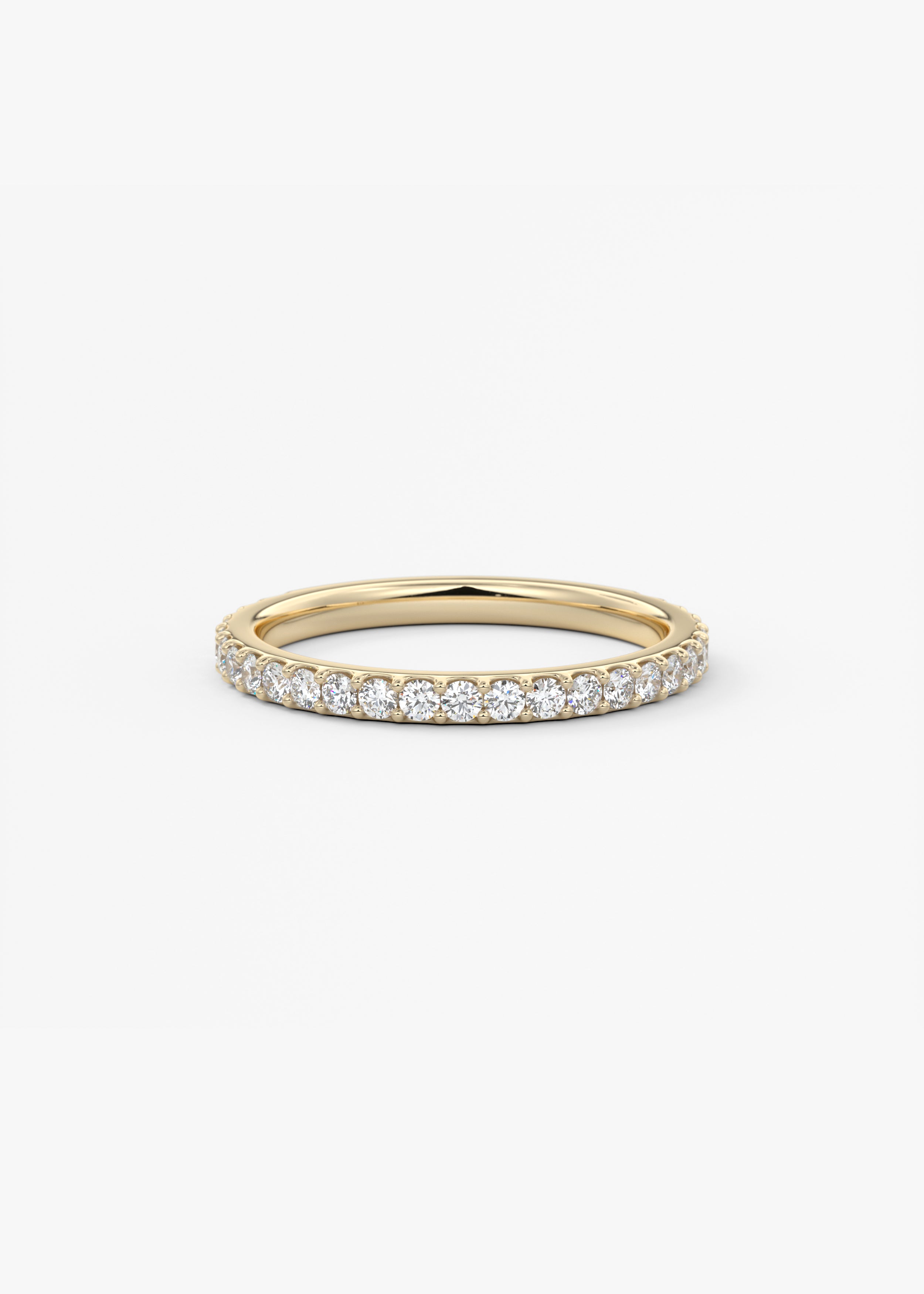 The Skinny 3/4 Eternity 1.8mm wedding view 1