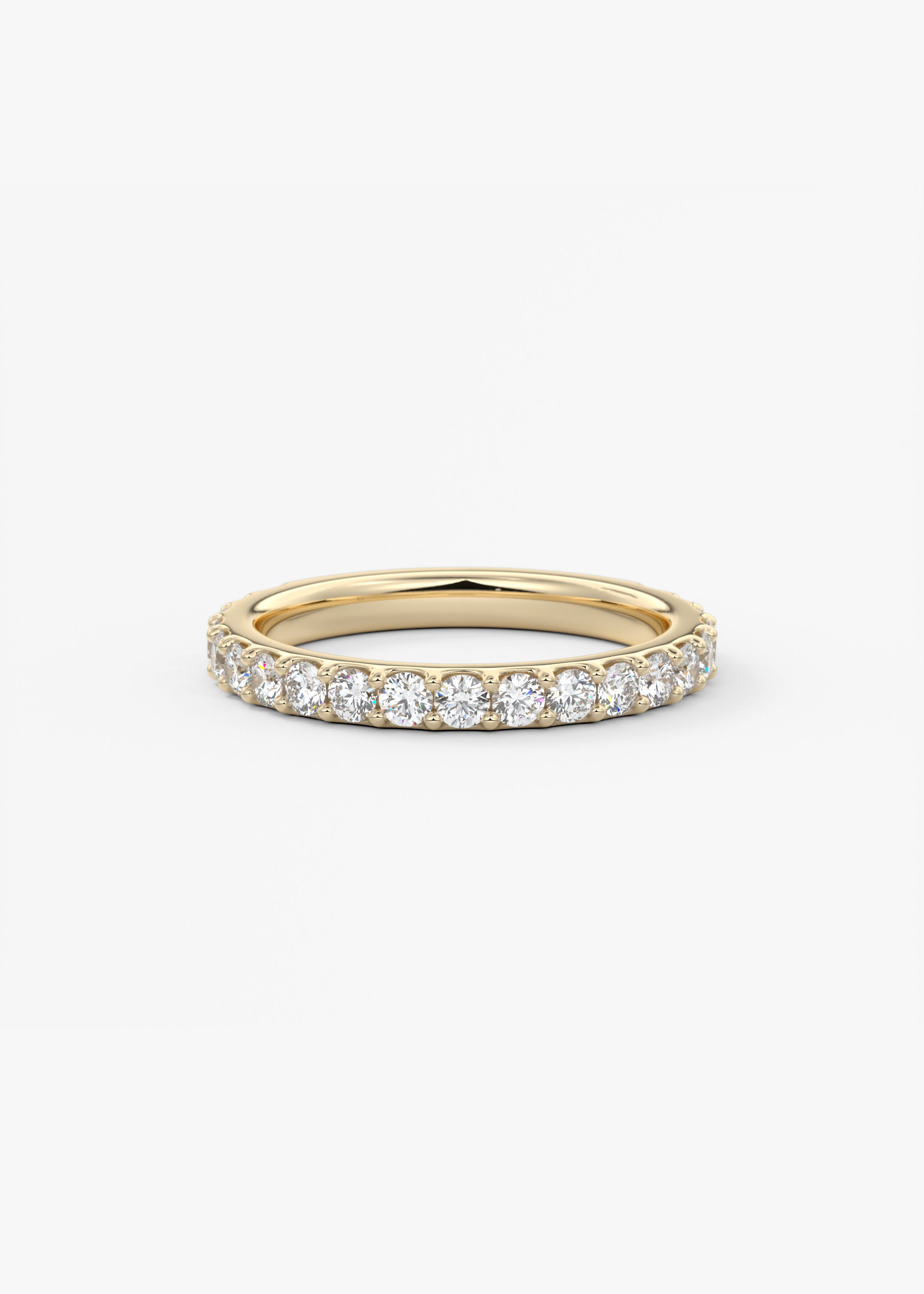 The Classic 3/4 Eternity 2.3mm wedding view 1