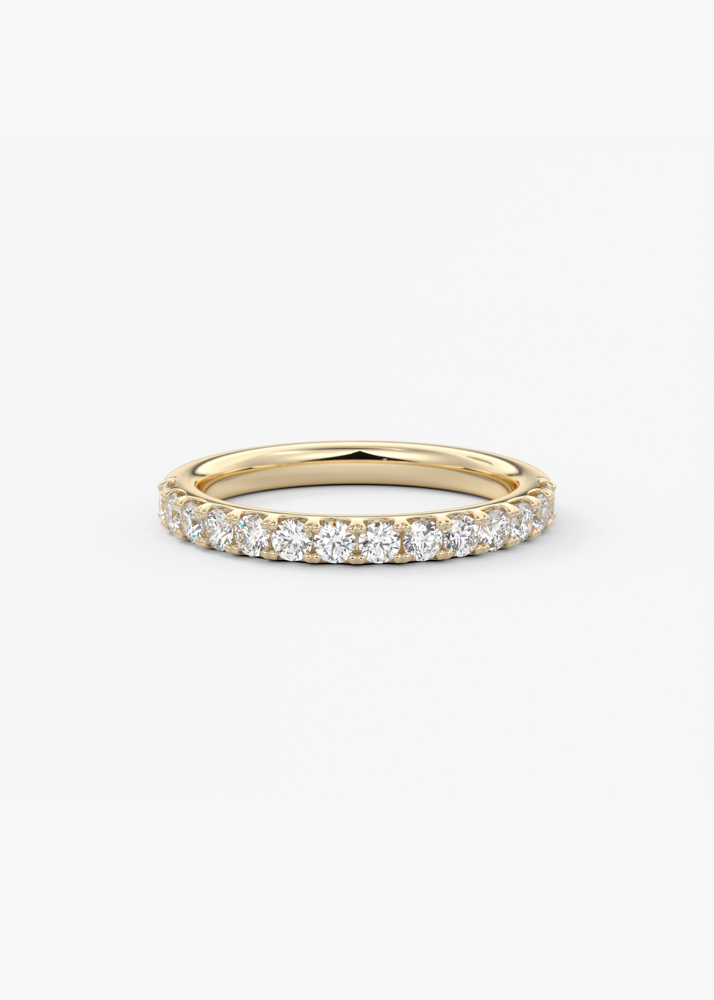 The Classic French Half Eternity 2.3mm wedding view 1