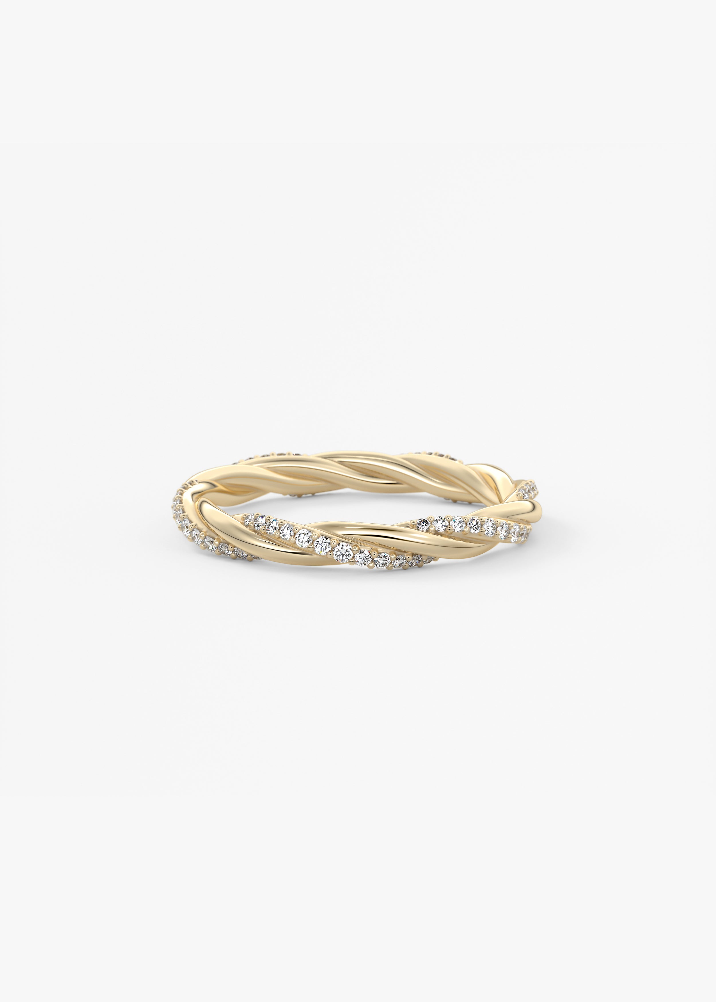 The Twist Pavé wedding view 1