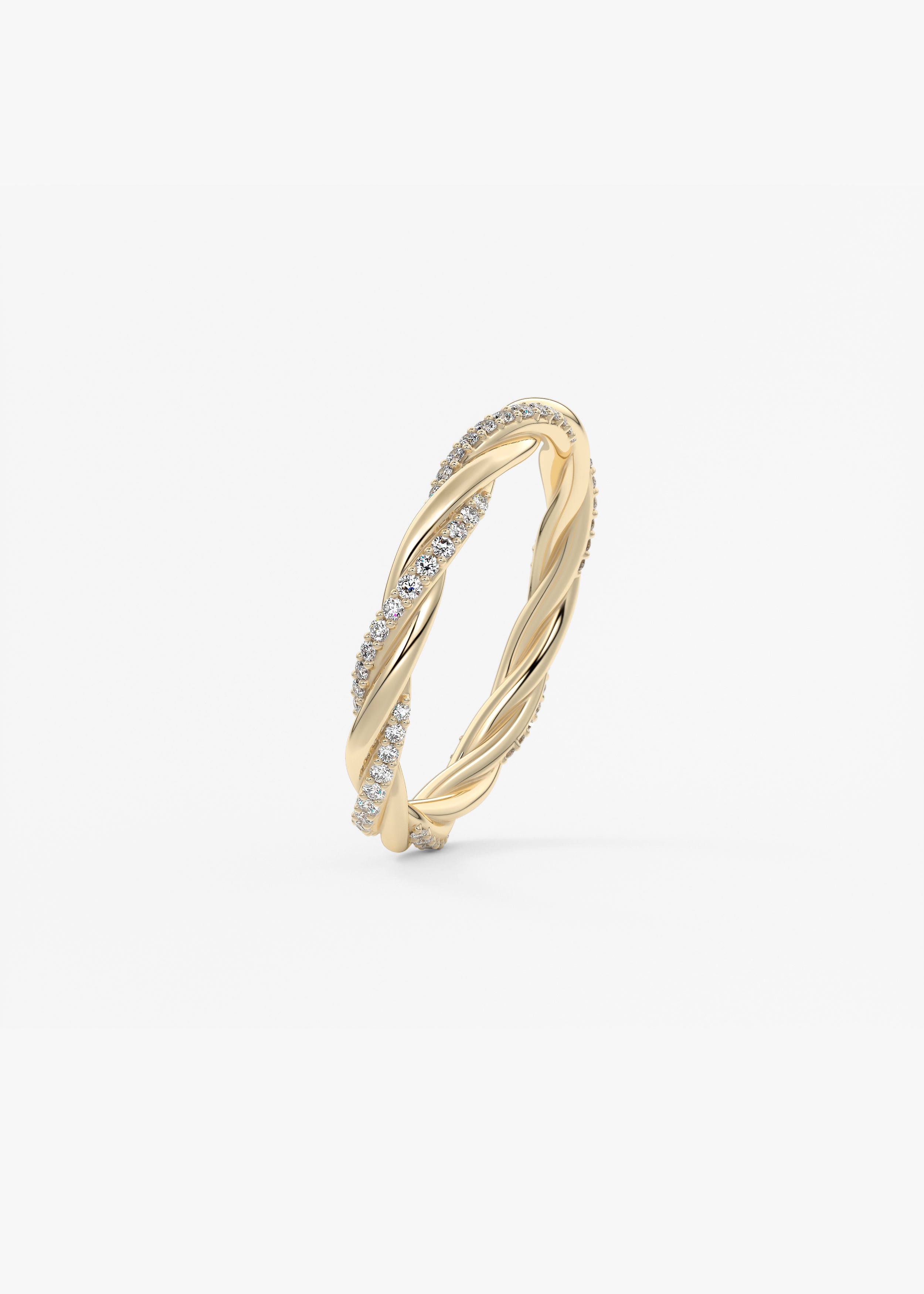 The Twist Pavé wedding hover view